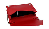 Prada Women's Red Saffiano Leather Shoulder Bag 1BP018