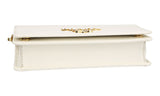 Prada Women's White Saffiano Leather Shoulder Bag 1BP019