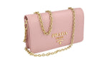 Prada Women's 1BP023 Beige High-Quality Saffiano Leather Leather Shoulder Bag