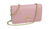 Prada Women's Beige High-Quality Saffiano Leather Shoulder Bag 1BP023