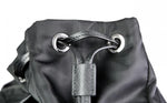 Prada Men's 1BZ016 Black Textile Backpack