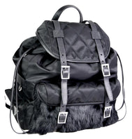 Prada Women's Black Backpack 1BZ016