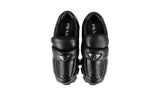 Prada Women's Black Leather Soft Padded Loafers 1D125N