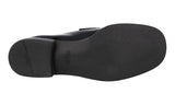 Prada Women's Black Leather Chocolate Business Shoes 1D168N