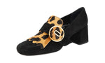 Prada Women's 1D723H 3A0V F041M Leather Pumps / Heels