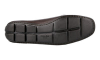 Prada Women's Brown Leather Loafers 1DD009