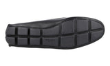 Prada Women's Black Saffiano Leather Logo Loafers 1DD036