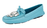 Prada Women's 1DD043 053 F0136 Saffiano Leather Leather Loafers