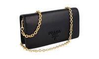 Prada Women's 1DH029 Black Saffiano Leather Leather Shoulder Bag