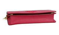 Prada Women's Pink Saffiano Leather Shoulder Bag 1DH029