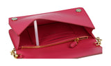 Prada Women's Pink Saffiano Leather Shoulder Bag 1DH029