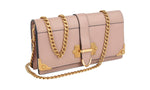 Prada Women's 1DH044 Beige Saffiano Leather Leather Shoulder Bag