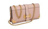 Prada Women's 1DH044 Beige Saffiano Leather Leather Shoulder Bag