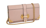 Prada Women's Beige High-Quality Saffiano Leather Shoulder Bag 1DH044
