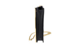 Prada Women's Black High-Quality Saffiano Leather Cahier Evening Purse 1DH044