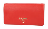 Prada Women's Red Leather Evening Purse 1DH044