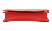 Prada Women's Red Leather Evening Purse 1DH044