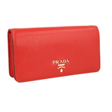 Prada Women's Red Leather Evening Purse 1DH044