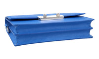 Prada Women's Blue Saffiano Leather Shoulder Bag 1DH099