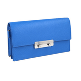 Prada Women's Blue Saffiano Leather Shoulder Bag 1DH099