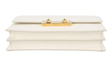 Prada Women's White Saffiano Leather Shoulder Bag 1DH101