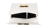 Prada Women's White Saffiano Leather Shoulder Bag 1DH101