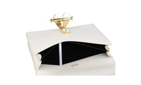 Prada Women's White Saffiano Leather Heart Shoulder Bag 1DH101