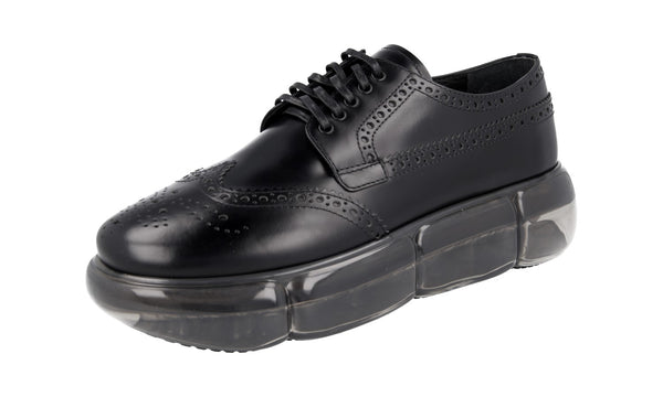 Prada Women's 1E071M B4L F0002 Full Brogue Leather Sneaker