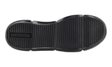 Prada Women's Black Full Brogue Leather Sneaker 1E071M