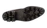 Prada Women's Brown welt-sewn Leather Oxford Business Shoes 1E122G