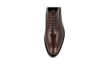 Prada Women's Brown welt-sewn Leather Oxford Business Shoes 1E122G