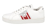 Prada Women's White Leather District Avenue Sneaker 1E125M