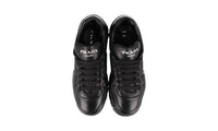 Prada Women's Black Leather Padded Nappa Platform Chunky Sneaker 1E136N