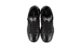 Prada Women's Black Leather Downtown Nappa Platform Chunky Sneaker 1E136N