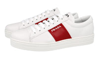 Prada Women's White Leather Sneaker 1E144N