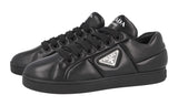 Prada Women's Black Leather Padded Nappa Sneaker 1E204N