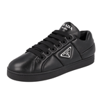 Prada Women's Black Leather Padded Nappa Sneaker 1E204N