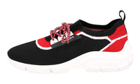 Prada Women's Black Polarius Knit Slip-on Sneaker 1E215L