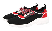 Prada Women's Black Polarius Knit Slip-on Sneaker 1E215L
