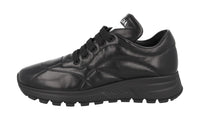 Prada Women's Black Leather Prax01 Sneaker 1E245L