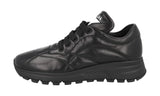 Prada Women's Black Leather Prax01 Sneaker 1E245L