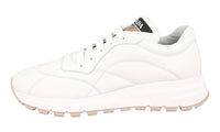 Prada Women's White Leather Prax01 Sneaker 1E245L