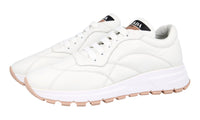 Prada Women's White Leather Prax01 Sneaker 1E245L