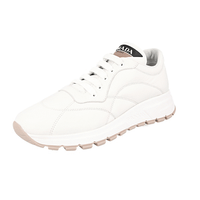 Prada Women's White Leather Prax01 Sneaker 1E245L