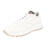 Prada Women's White Leather Prax01 Sneaker 1E245L