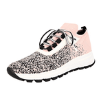 Prada Women's Pink Prax Knit Sneaker 1E246L