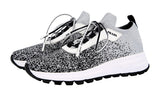 Prada Women's Silver Prax Knit Sneaker 1E246L