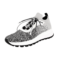 Prada Women's Silver Prax01 Sneaker 1E246L
