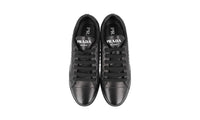 Prada Women's Black Leather Diagramme Sneaker 1E254L