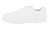 Prada Women's White Leather Diagramme Sneaker 1E254L